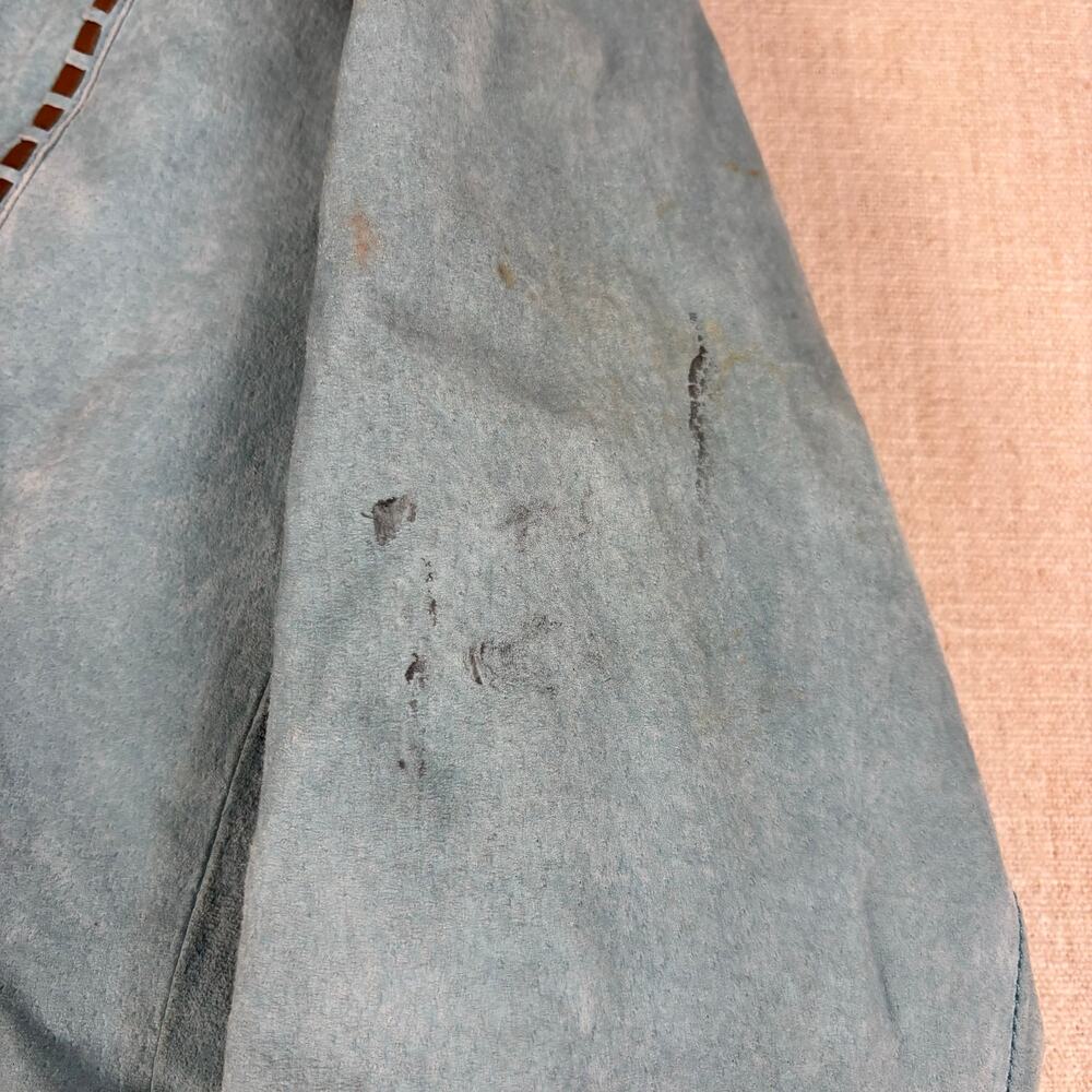 Vintage Wilsons Leather Venus Williams RARE Blue Suede Leather Full Set XL - Picture 4 of 16